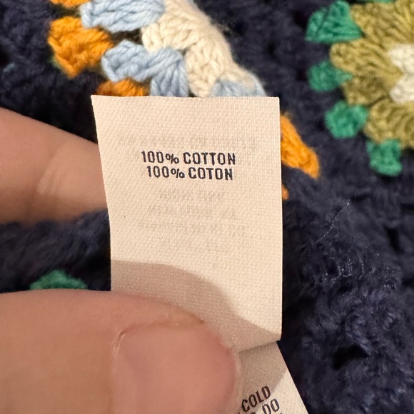 NWT Cottagecore Crochet Floral Long Puff Sleeve Top size Medium - Picture 8 of 8